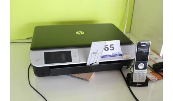 printer HP Envy 5534 plus draadl telefoon YEALINK